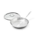All-Clad D3 Stainless Steel Fry Pan with Lid, 12-inch